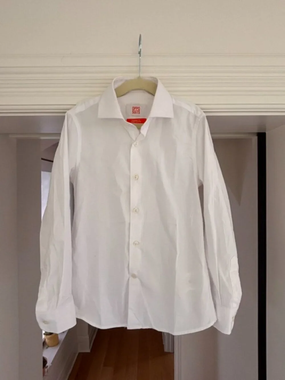 LIKE NEW: Opposuits Boys White Knight Dress Shirt: Boys Size 8Y